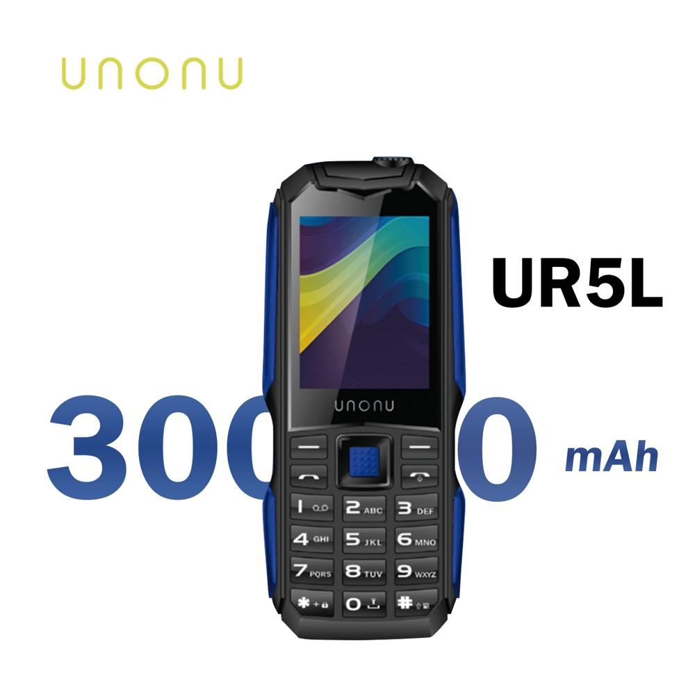 Celular Unonu UR5L Teléfono Robusto y a Todo Terreno Color Azul 4G