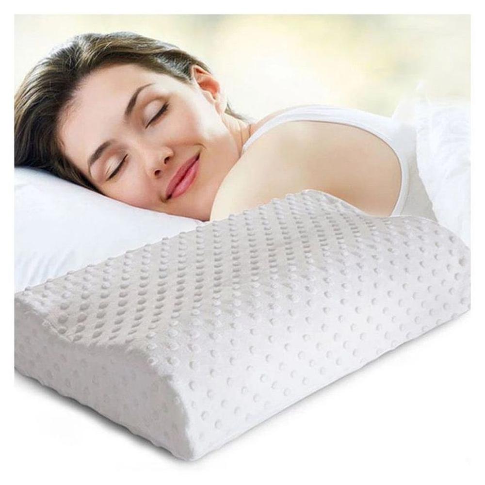 Almohada Antiacaros Cervical Ortopédica Viscoelástica  Funda.
