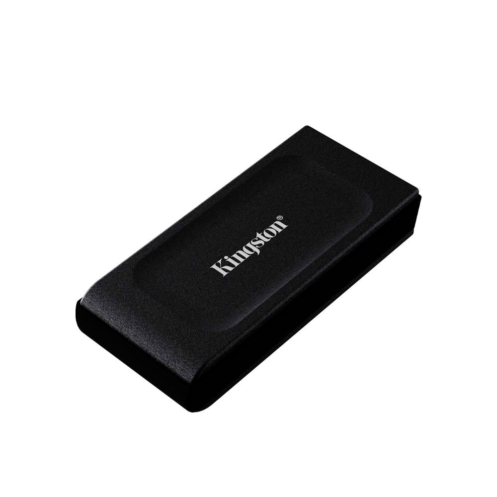 Unidad SSD portátil Kingston XS1000 de 2TB - Negro, USB 3.2 - Velocidad de 1050MB/s