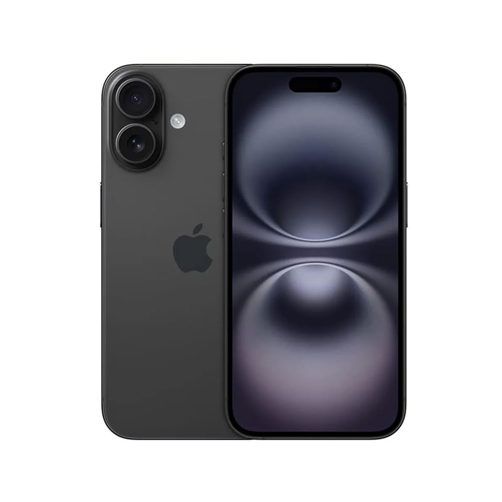 iPhone 16 negro 128GB, pantalla de 6.1”, alto rendimiento y conexión 5G
