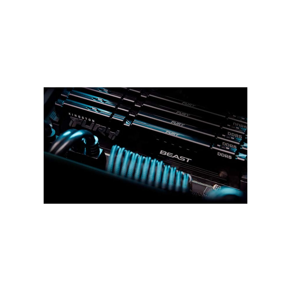 Memoria Kingston Fury Beast 8GB DDR5 5200MHz CL40 XMP 3.0 para rendimiento extremo en PC