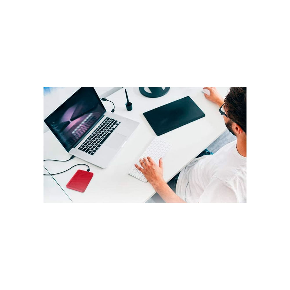 Disco duro portátil Toshiba Canvio Advance 1TB rojo - USB 3.0, alta velocidad y 2 años de garantía