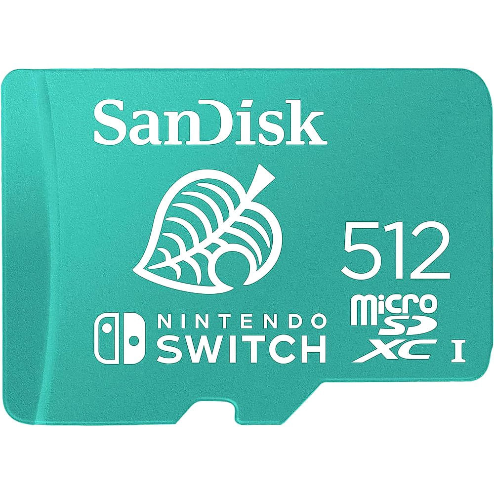 Tarjeta microSDXC SanDisk para Nintendo Switch - 512 GB, UHS-I U3, Clase 10, alta velocidad