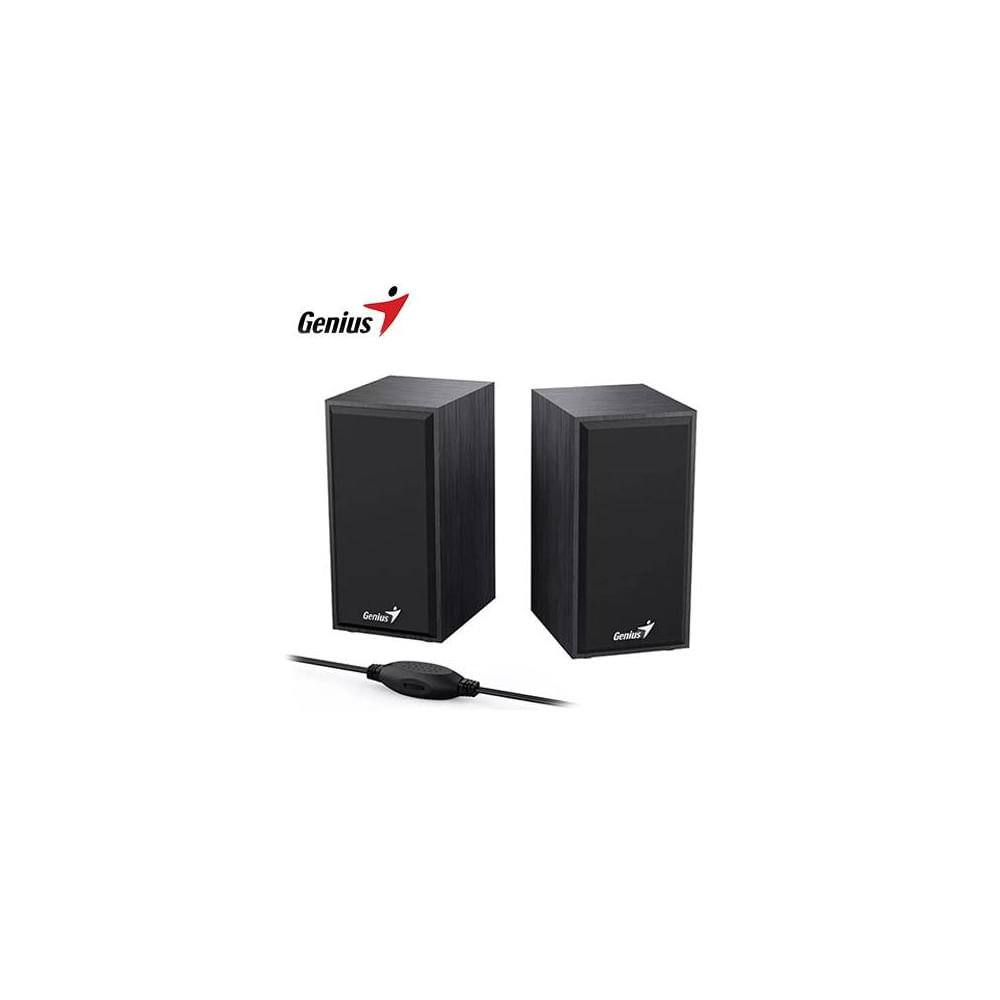 Parlante Genius SP-HF180 2.0 USB negro 6W: sonido potente y elegante para tu hogar o oficina.
