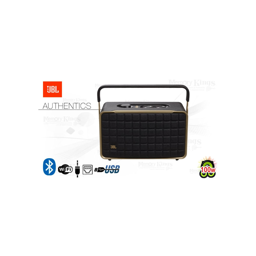 Parlante JBL Authentics 300 100W con diseño retro - Sonido premium y estilo vintage