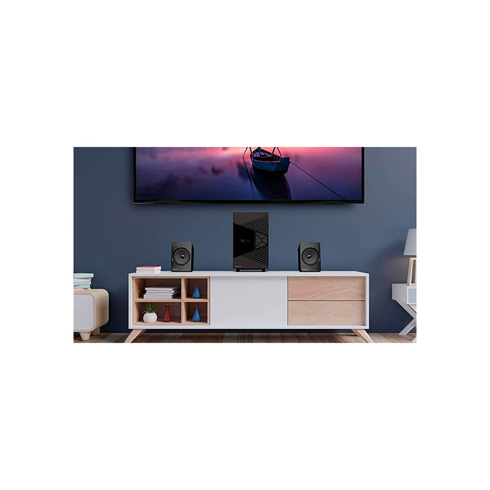 Parlante Creative SBS E2500 2.1 con Bluetooth, USB y radio FM - Sonido potente y compacto