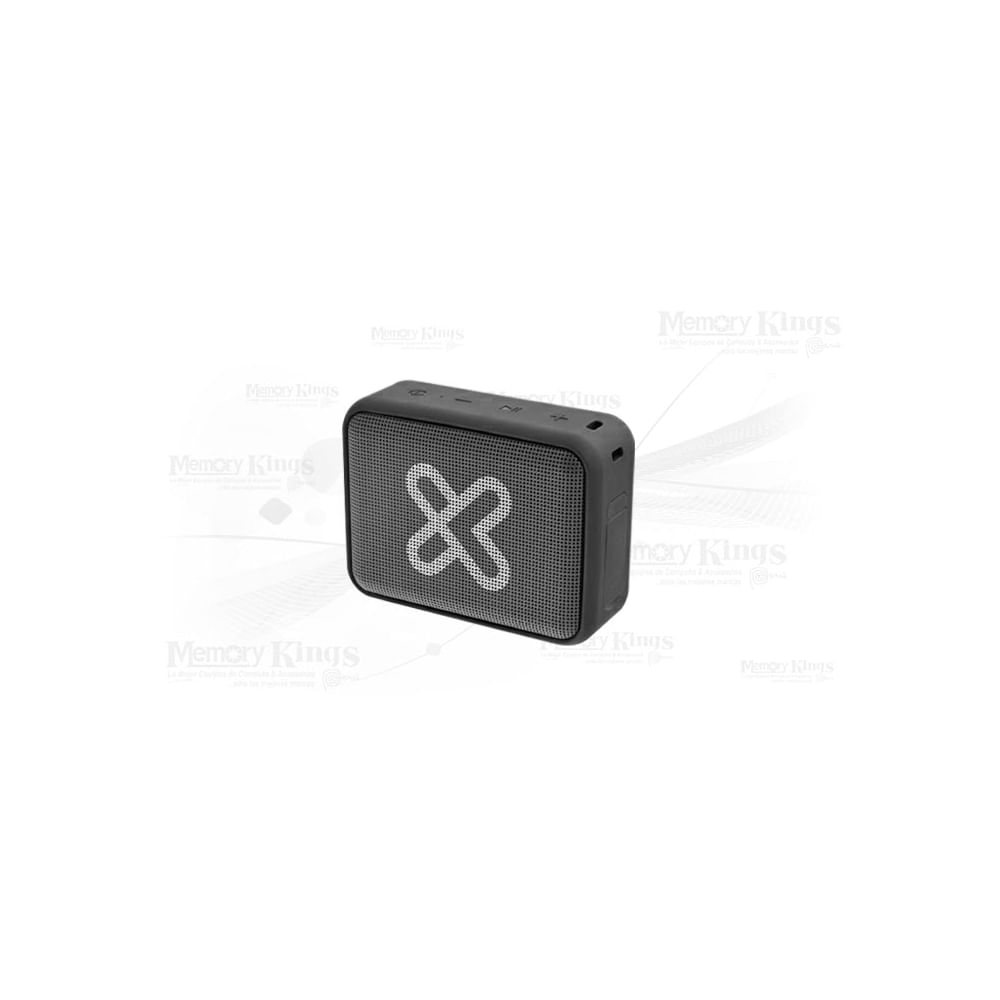 Parlante Klip Xtreme Nitro KBS-025GR 6W Bluetooth portátil gris con sonido potente y estilo elegant