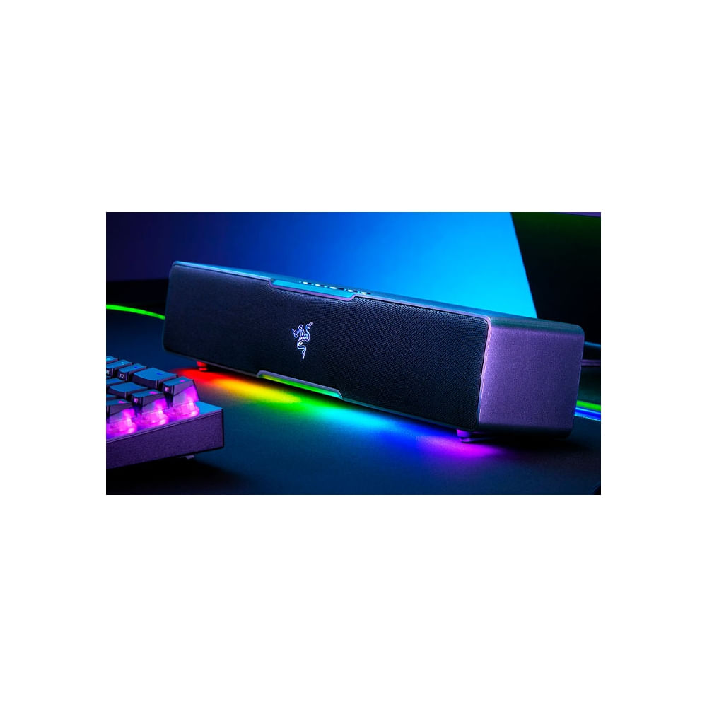 Parlante Razer Leviathan V2 X Sound Bar Bluetooth con THX, RGB Chroma, Color Negro