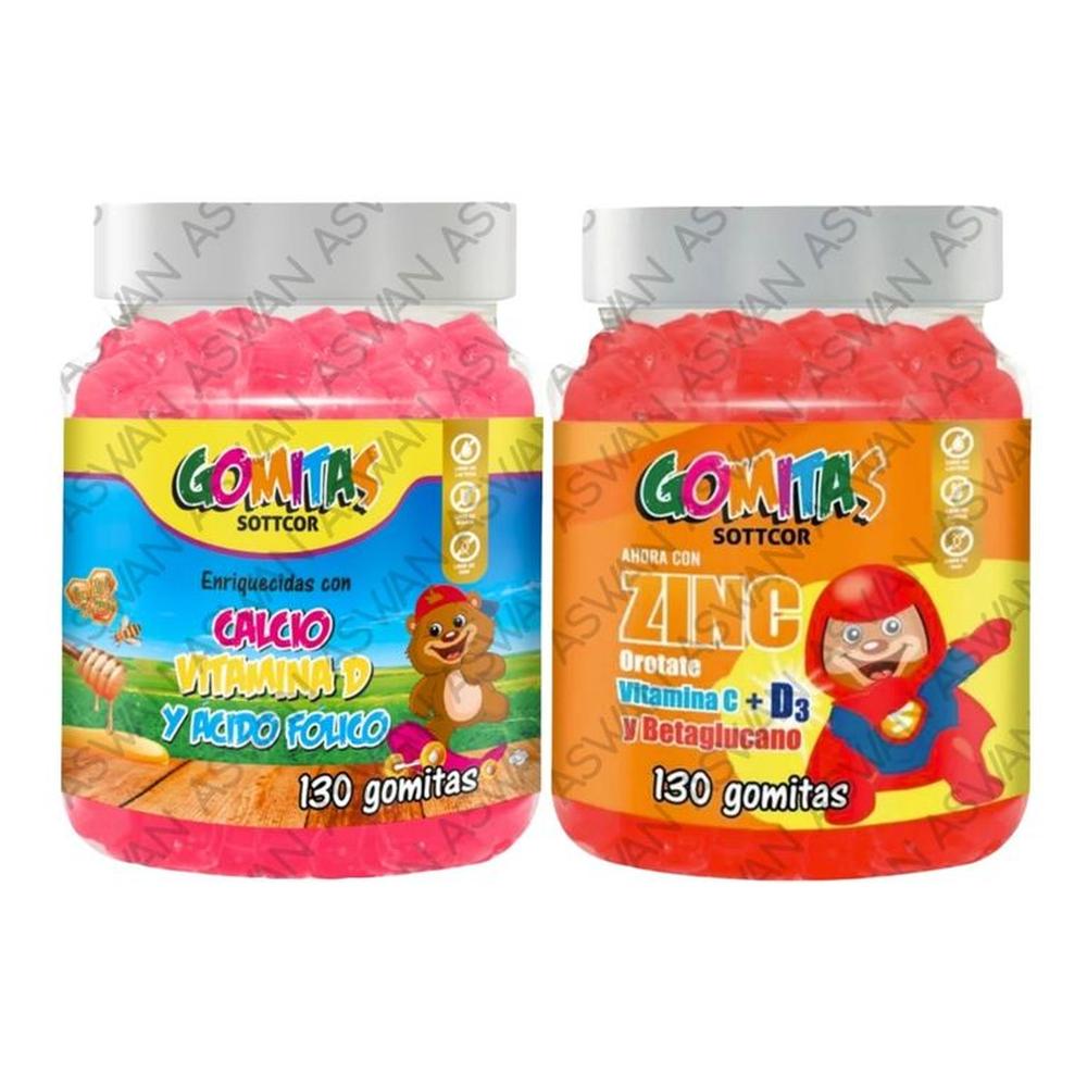 PACK NIÑOS DE CALCIO & OROTATE 130 GOMITAS - SOTTCOR