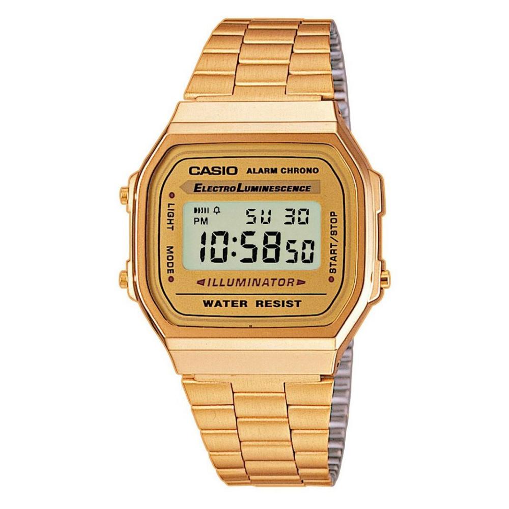Reloj Casio Digital A-168Wg-9 Unisex Acero Inoxidable