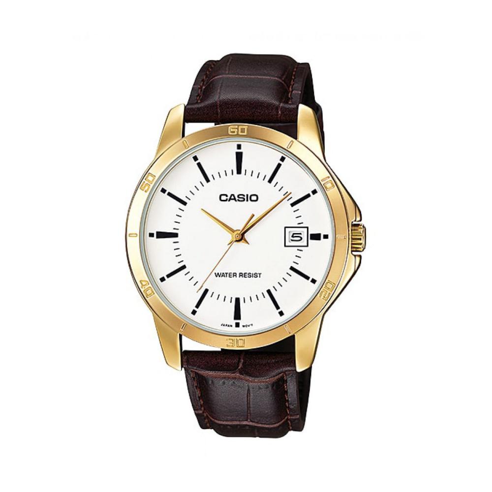 Reloj Casio Mtp-V004Gl-7A Análogo Hombre Cuero