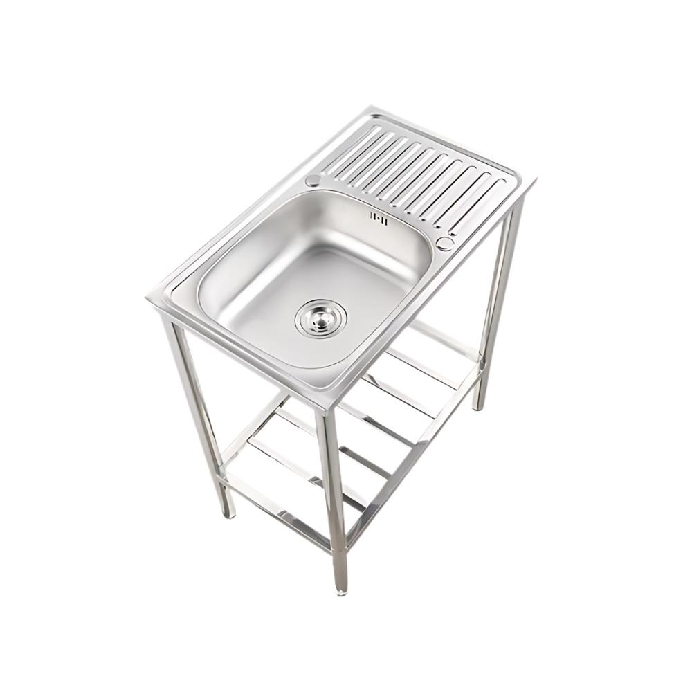 Lavadero de acero inoxidable satinado SG-7545C1 con escurridor Lavadero de acero inoxidable satinado SG-7545C1 con escurridor