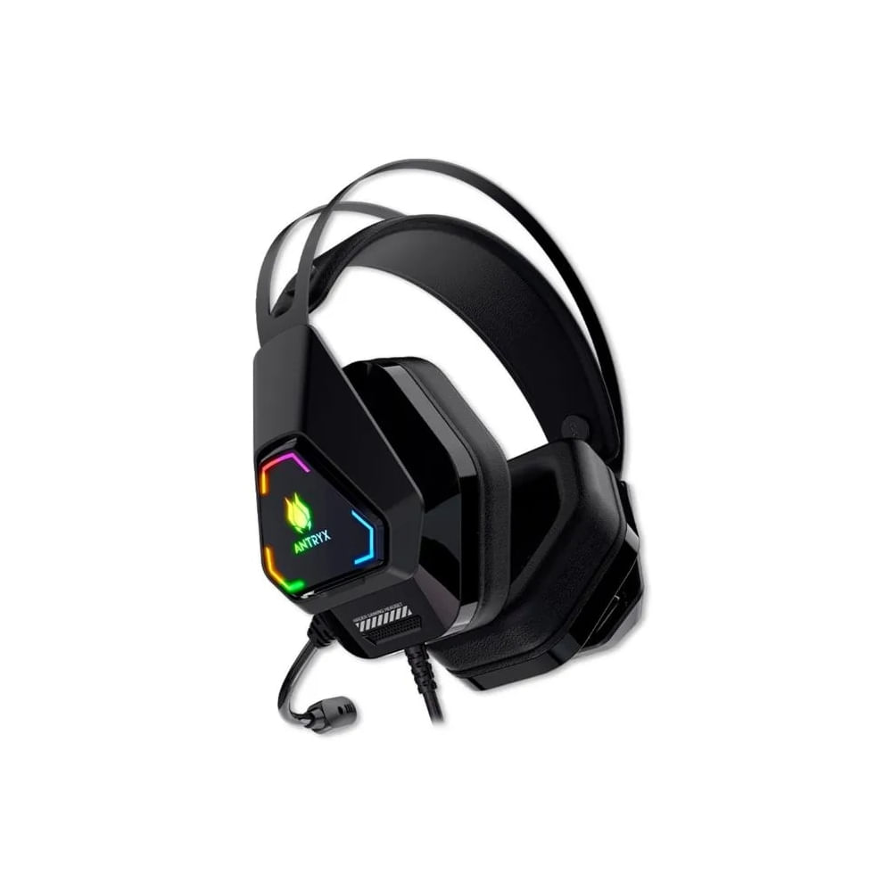 Auriculares Gaming Antryx Raider Plus 7.1 con RGB, sonido envolvente y comodidad ergonómica