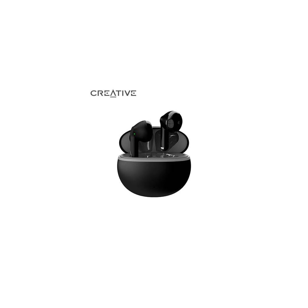 Audífonos Creative Zen Air Dot True Wireless BT 5.3, 24h, IPX4, carga USB-C, color negro