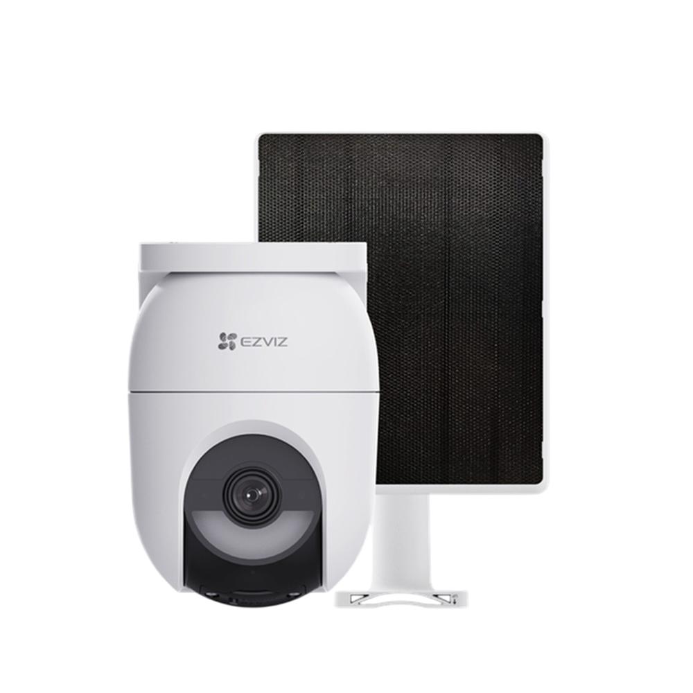 Cámara Ezviz CB8 LITE 4MP Audio Bidireccional Sirena Batería Panel Solar