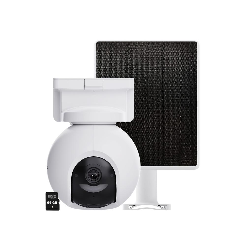 Cámara Ezviz CB8 PRO 4K 8MP Audio 2 vías Noche Color Batería Panel SD 64GB Cámara Ezviz CB8 PRO 4K 8MP Audio 2 vías Noche Color Batería Panel SD 64GB