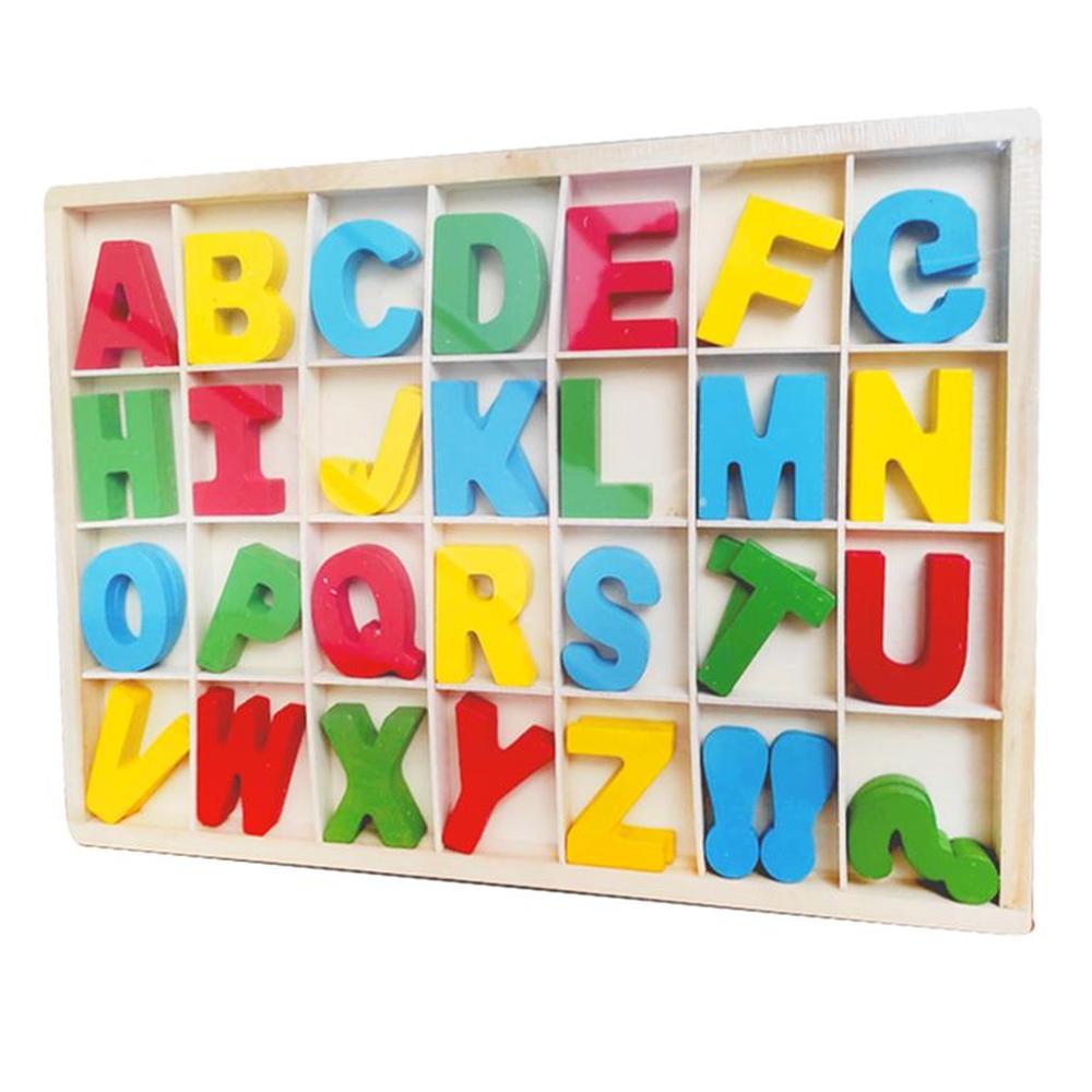 Set De 56 Letras Alfabeto Mayúsculas De Madera Colores Set De 56 Letras Alfabeto Mayúsculas De Madera Colores