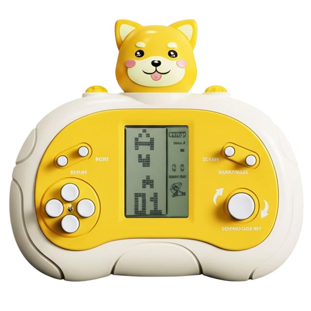 Consola De Videojuegos Retro Portátil Para Niños Estilo Kawaii Amarillo Consola De Videojuegos Retro Portátil Para Niños Estilo Kawaii Amarillo