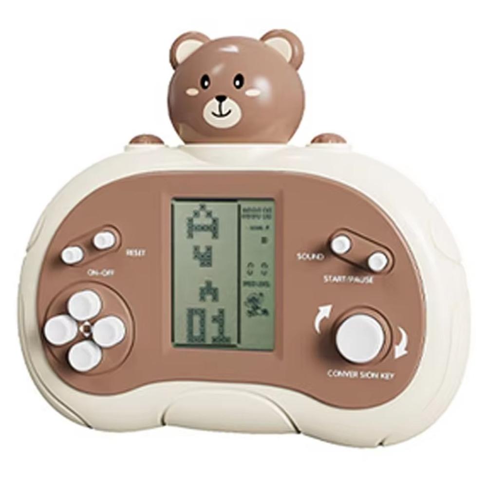 Consola De Videojuegos Retro Portátil Para Niños Estilo Kawaii Marrón Consola De Videojuegos Retro Portátil Para Niños Estilo Kawaii Marrón