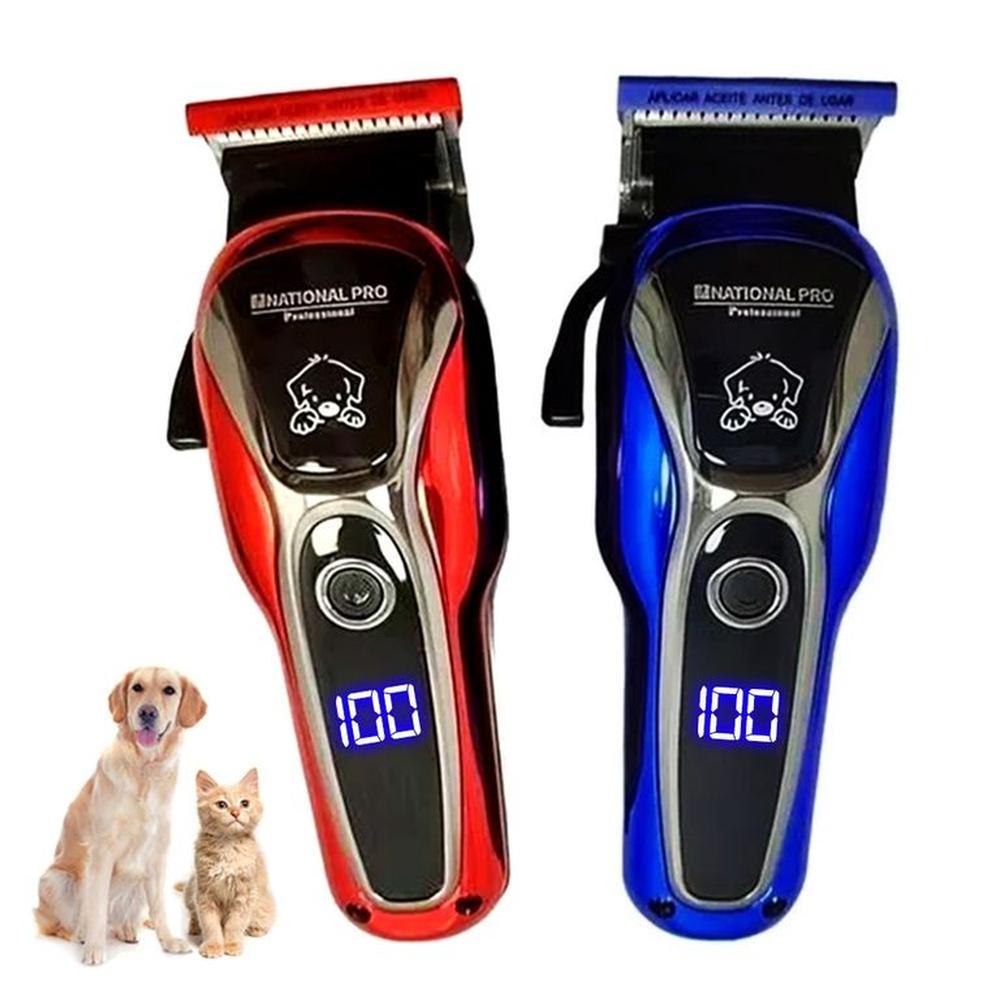 Máquina Inalámbrica Corta Pelo Mascotas Pantalla Led Máquina Inalámbrica Corta Pelo Mascotas Pantalla Led