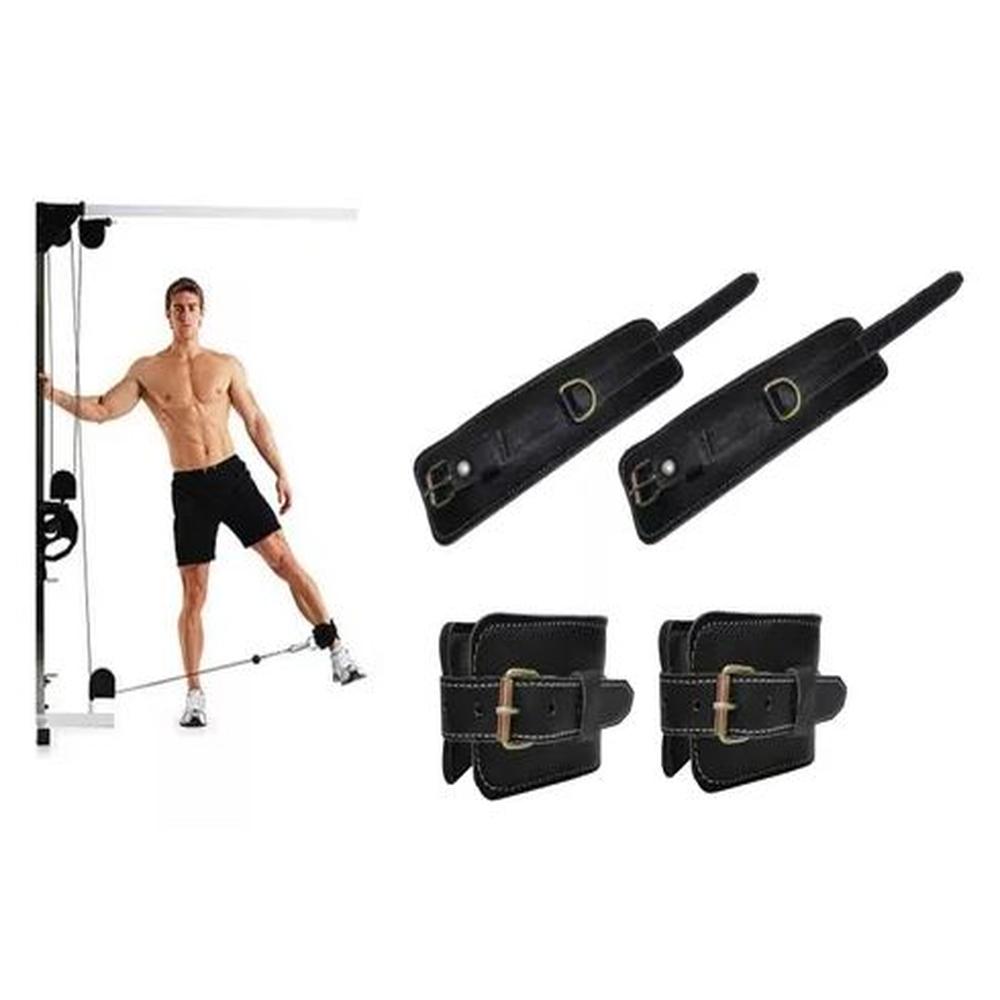 Tobilleras de Cuero para Poleas Gym Pesas y Fitness Tobilleras de Cuero para Poleas Gym Pesas y Fitness