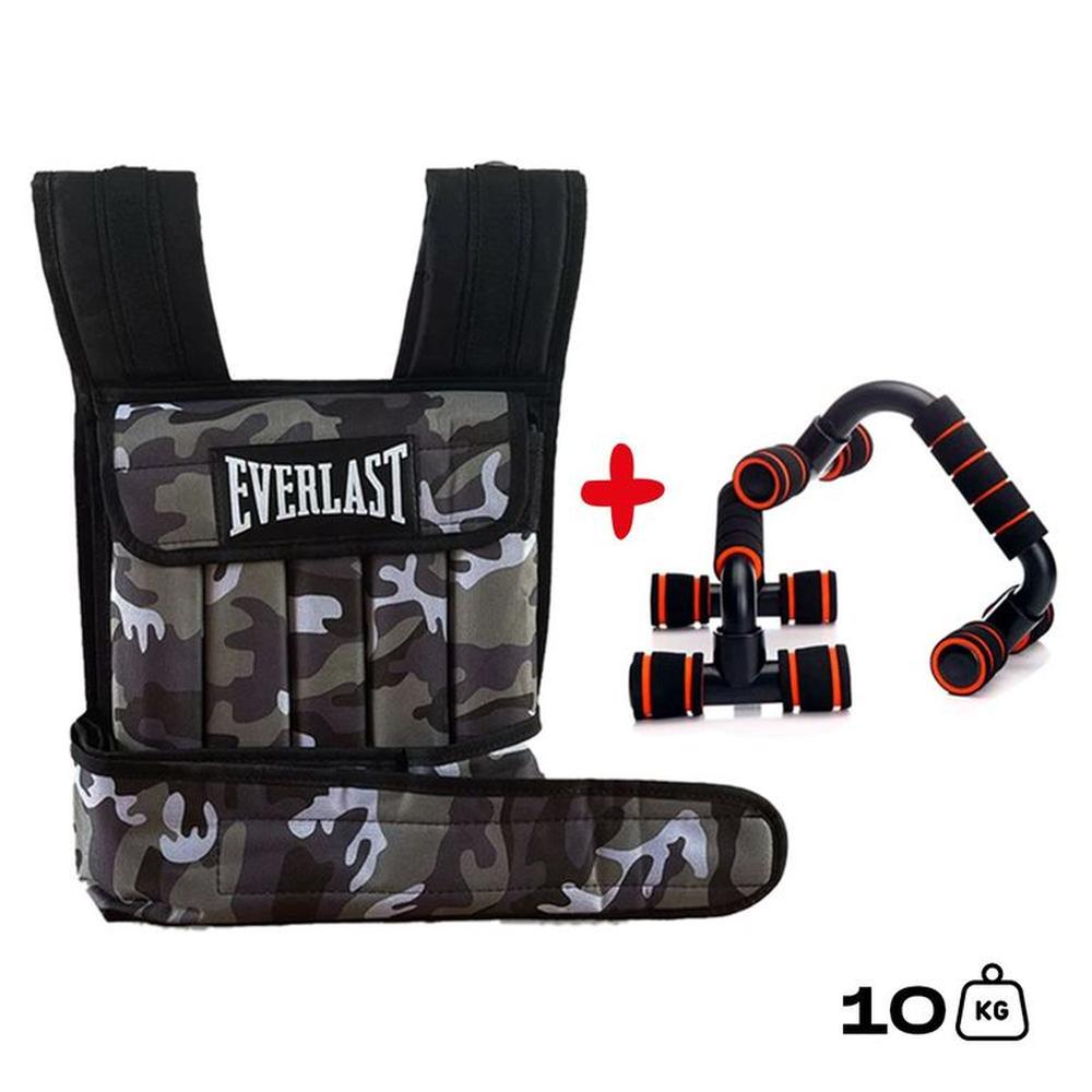 Chaleco10kg Camuflado Crossfit más Push up Chaleco10kg Camuflado Crossfit más Push up