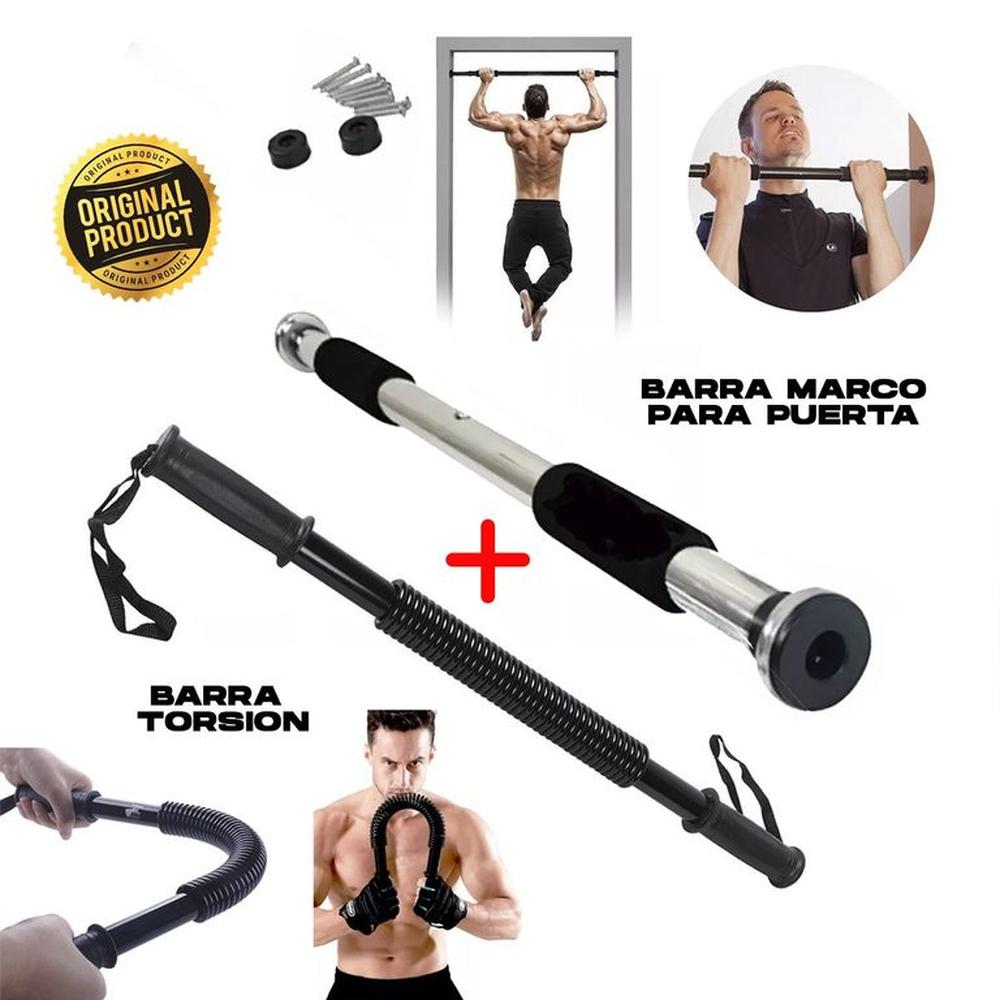 Barra Torsión Resorte Hand Grip + barra marco para puerta Barra Torsión Resorte Hand Grip + barra marco para puerta