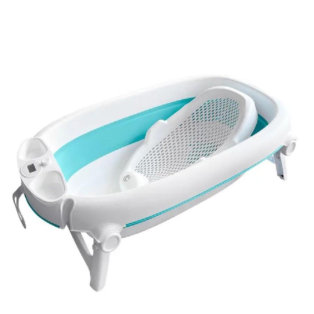 Bañera Plegable con Sorporte Hawaii Aguamarina