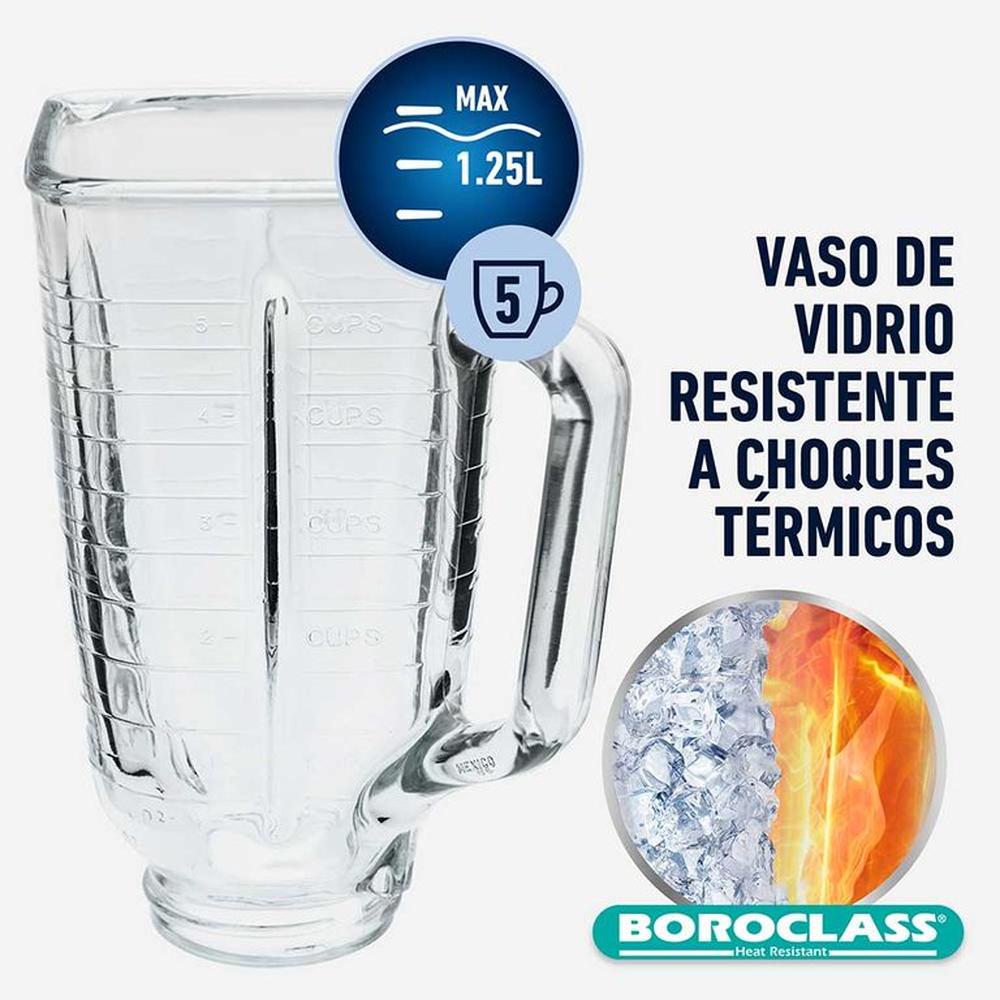 Vaso De Vidrio Oster BLSTAJ-GTS-011 125L