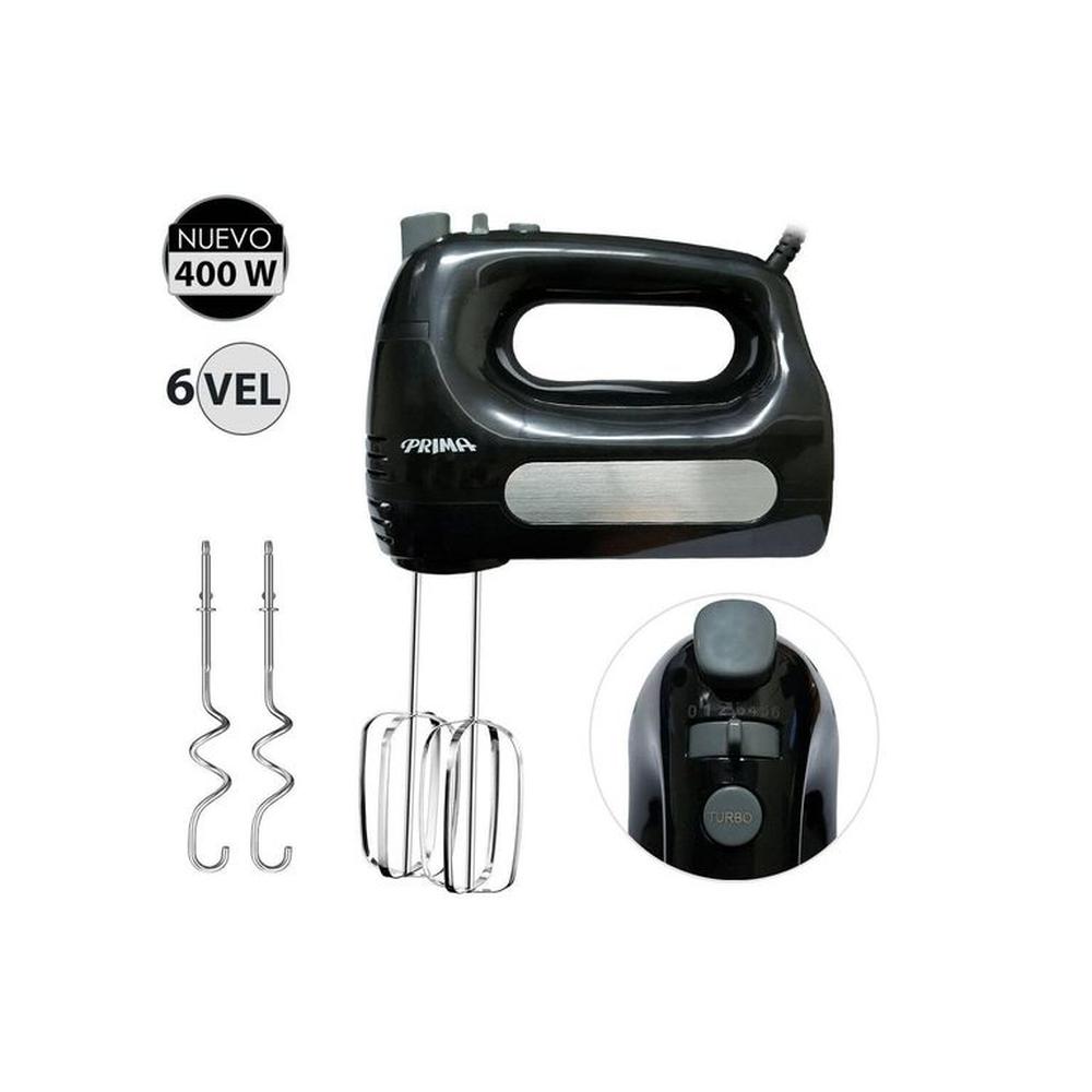 Batidora de Mano 400 Watts 6 Velocidades HM9105E-GSB Negro