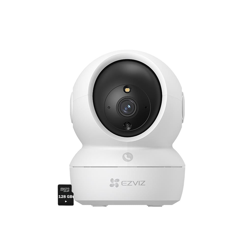 Ezviz Cámara Wifi H6C PRO 4K Audio 2vía Botónllamada Detección Ruido 128GB