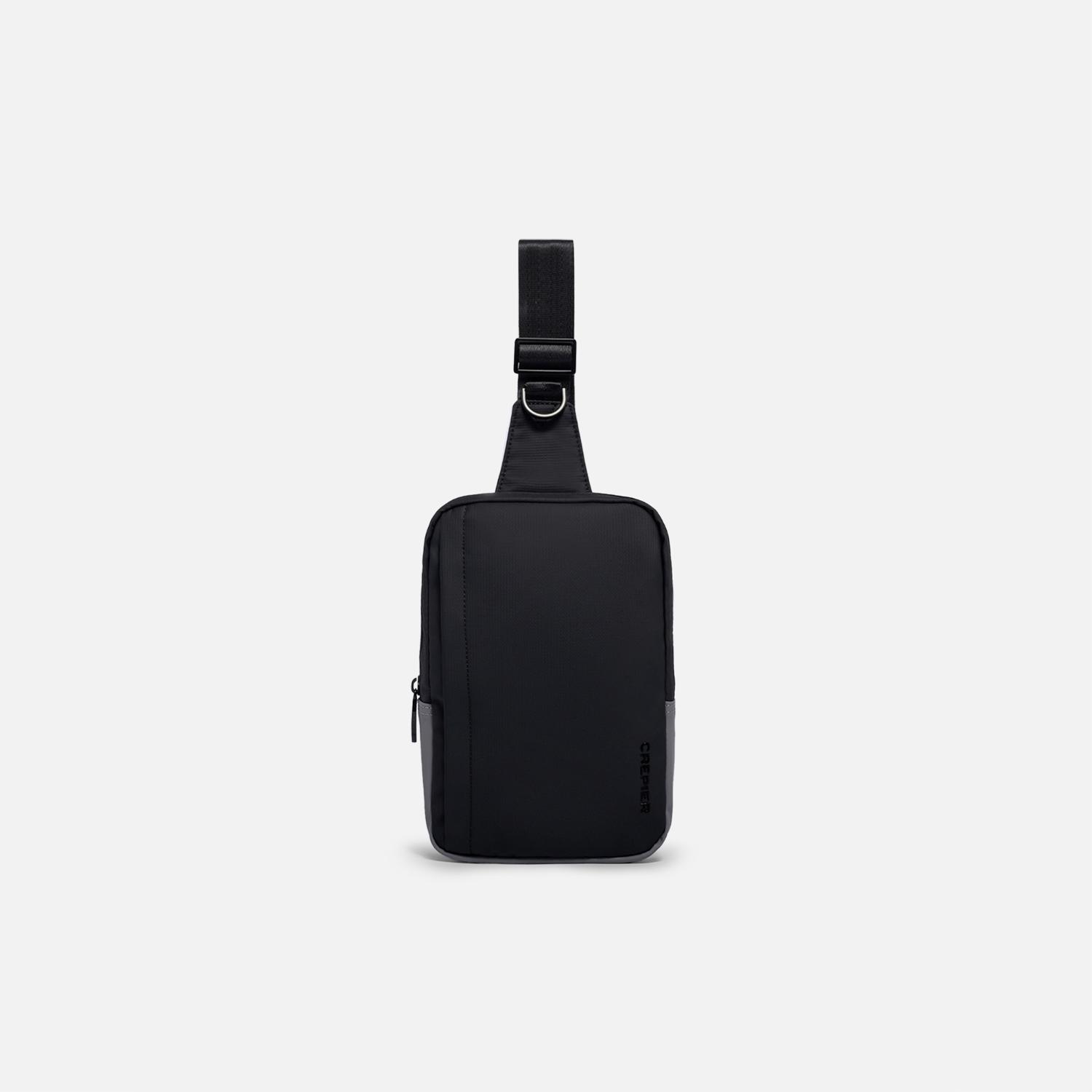 Morral Crepier Hombre Sling Bag Dorzem Mediano Gris