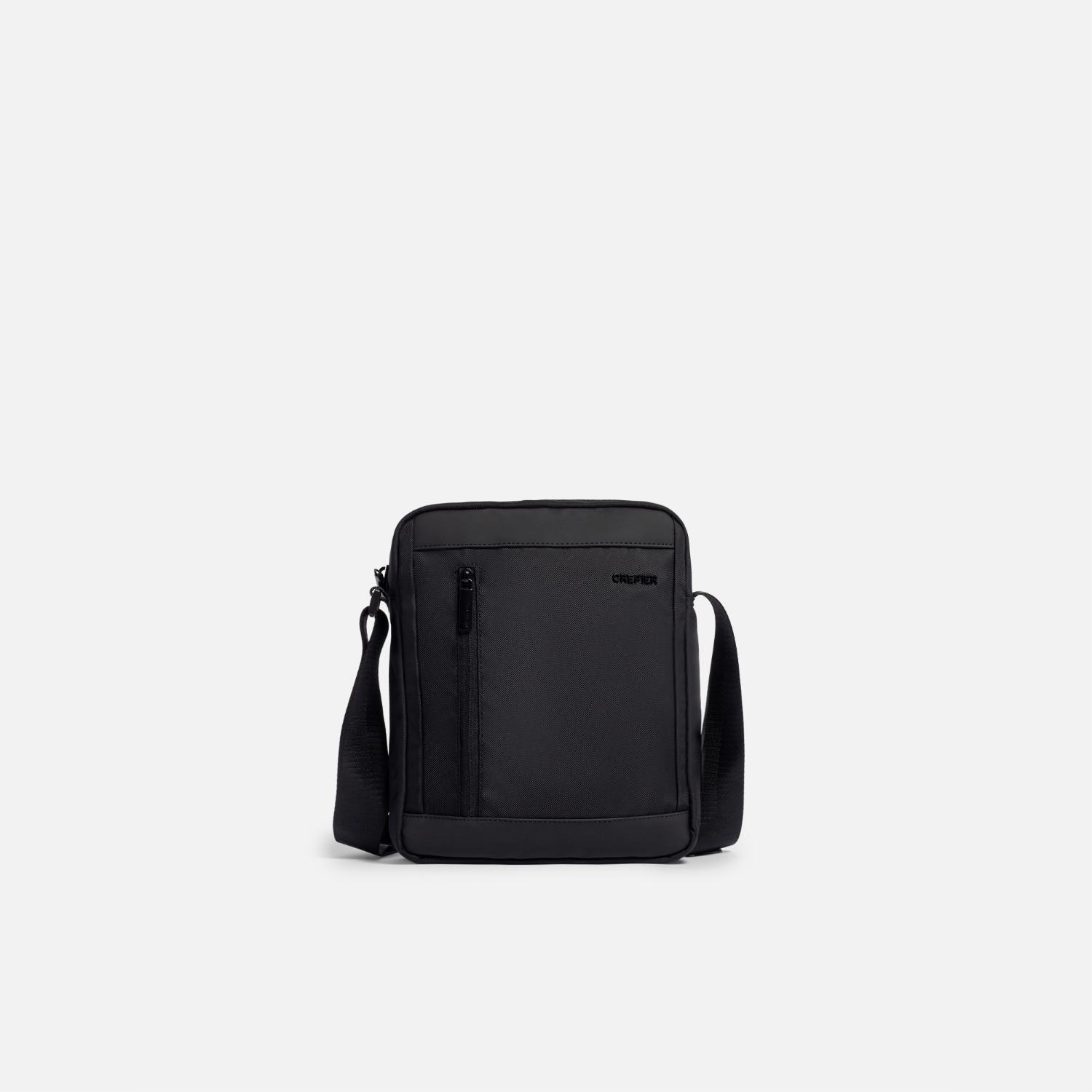 Morral Crepier Hombre Newman Mediano Negro