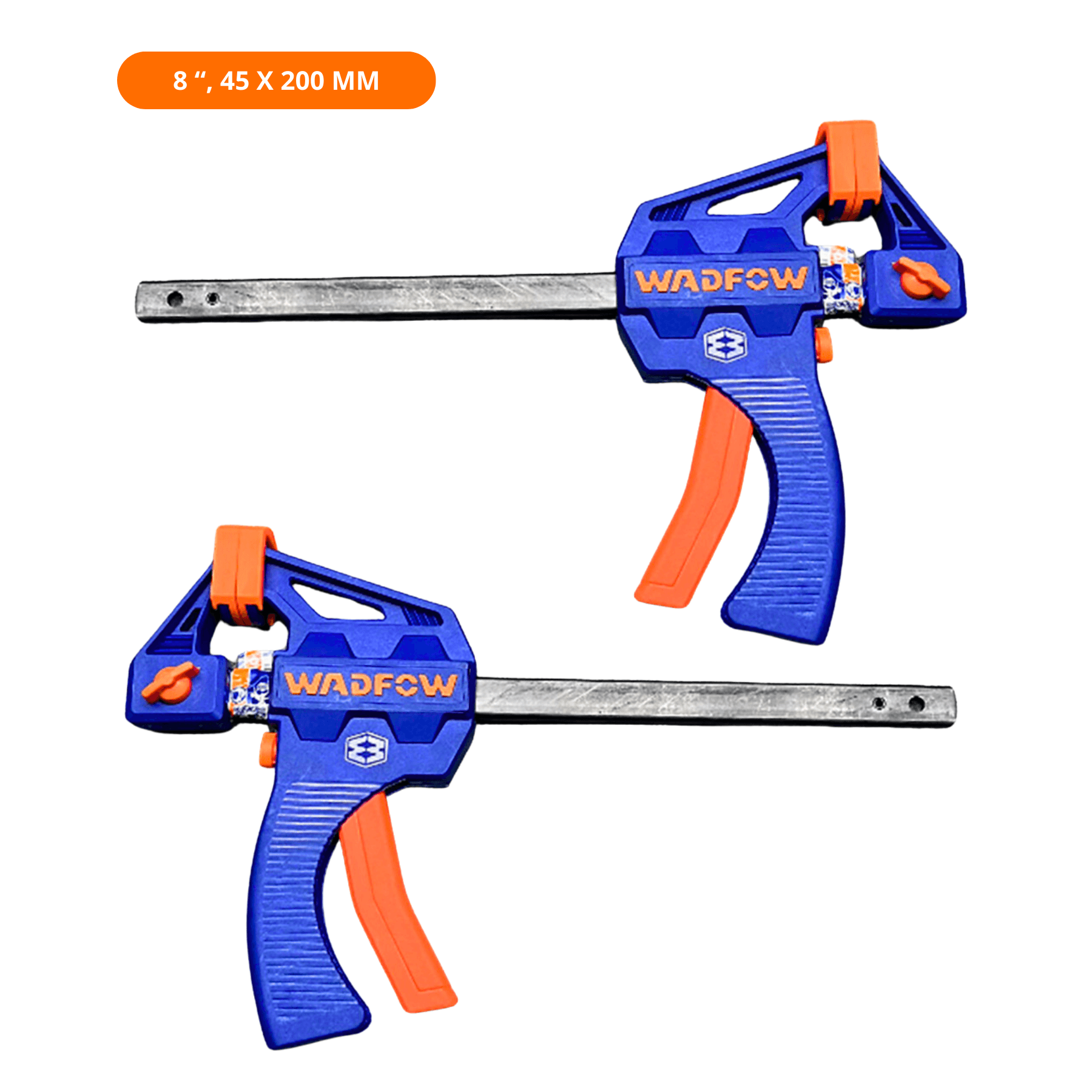 Prensa Rápida Auto Ajustable 8"" Pack 2 Unidades Wadfow WCP4388x2