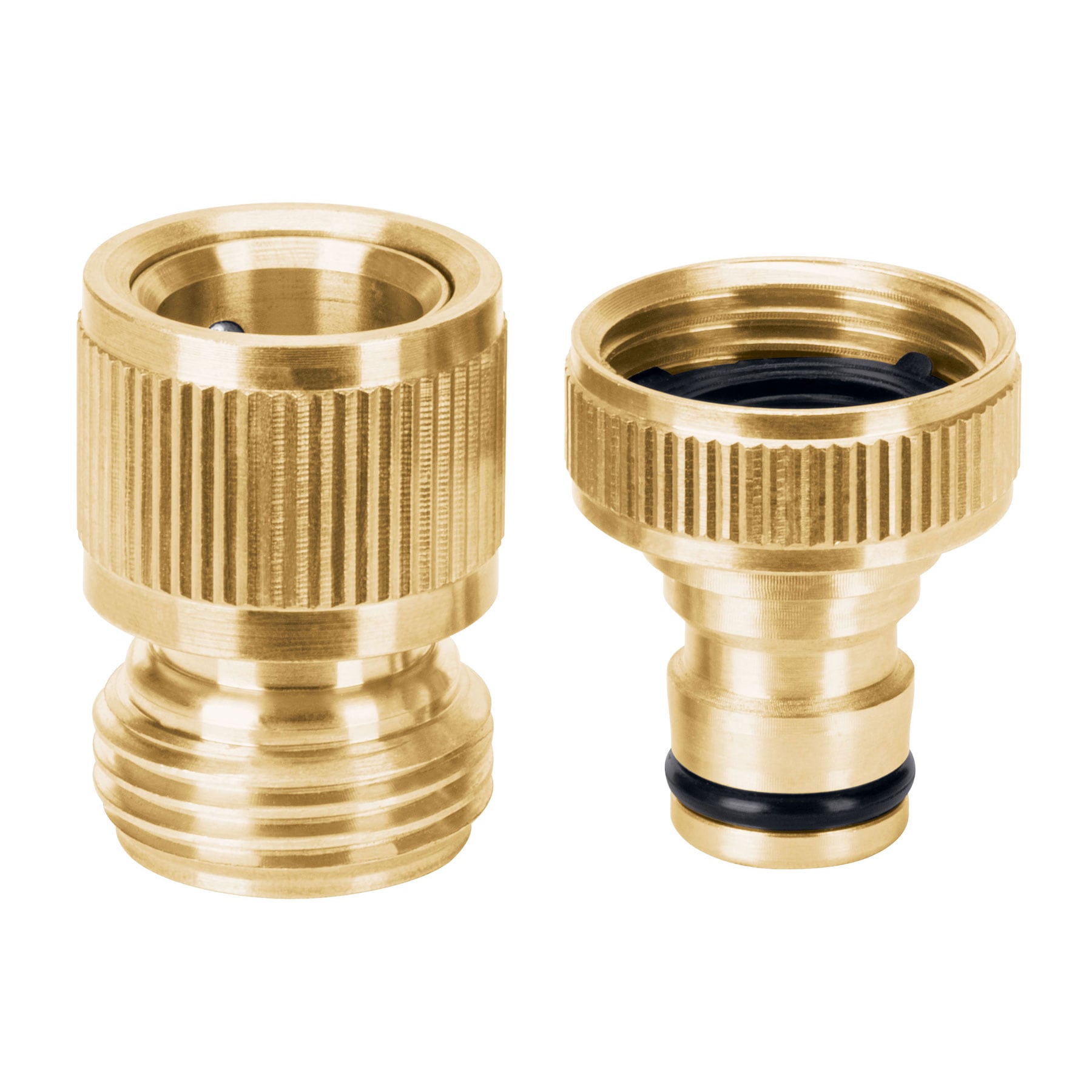 Conectores de Latón Solido Sistema Click para Grifo Truper 101598