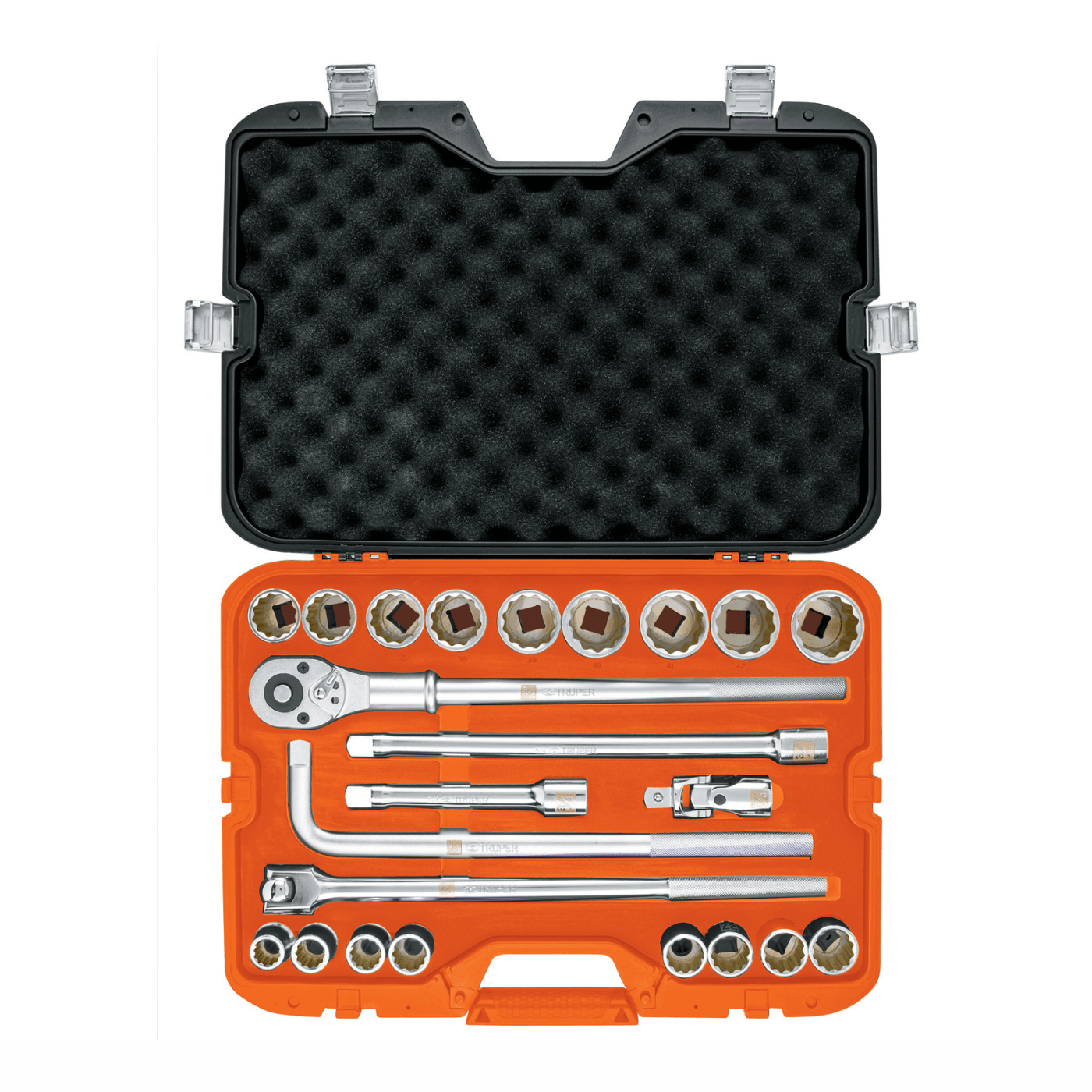 Juego de 23 Herramientas Encastre 3/4"" std para Mecánico Truper 13970