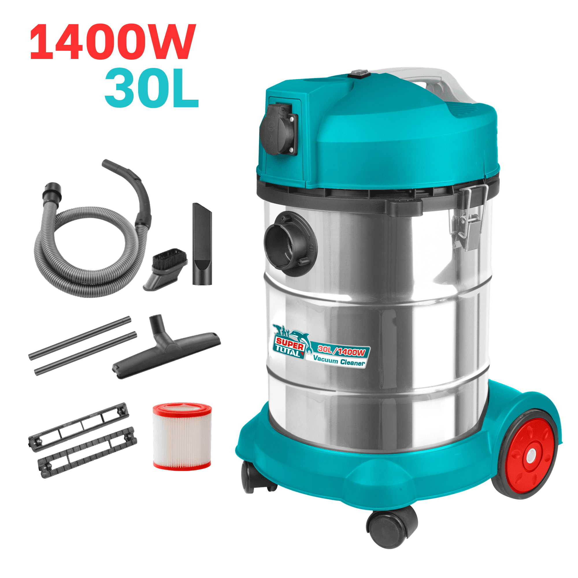 Aspiradora 30 Litros 1400W Industrial Total TVC14301