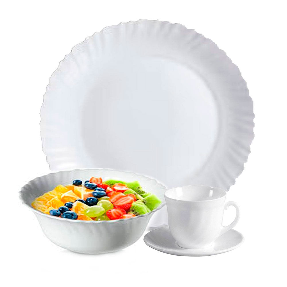 Juego de Vajilla Oster Alpine Crest Dinnerware 16 piezas