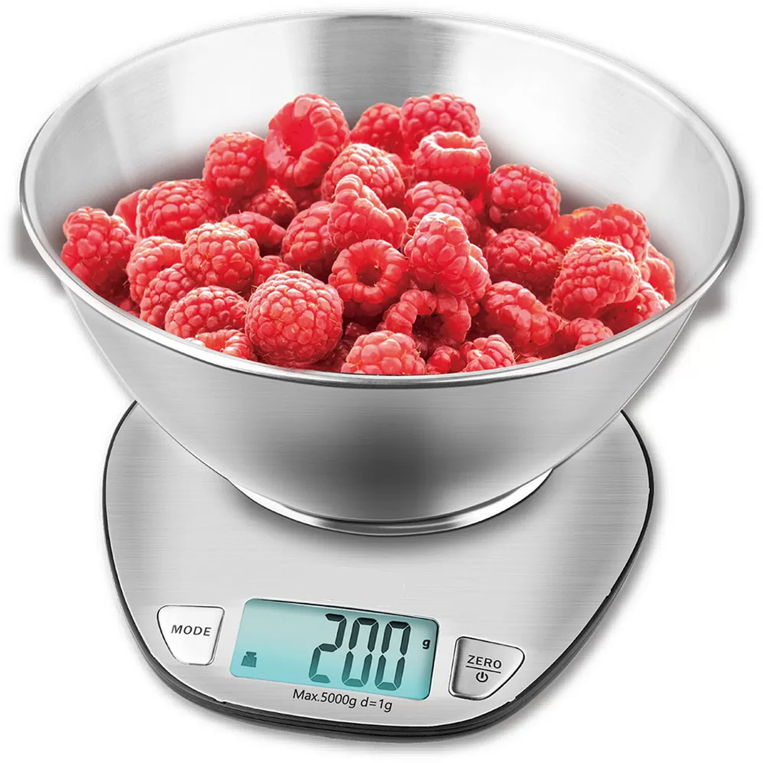 Balanza Gramera Digital Sanson Acero Inoxidable 5Kg