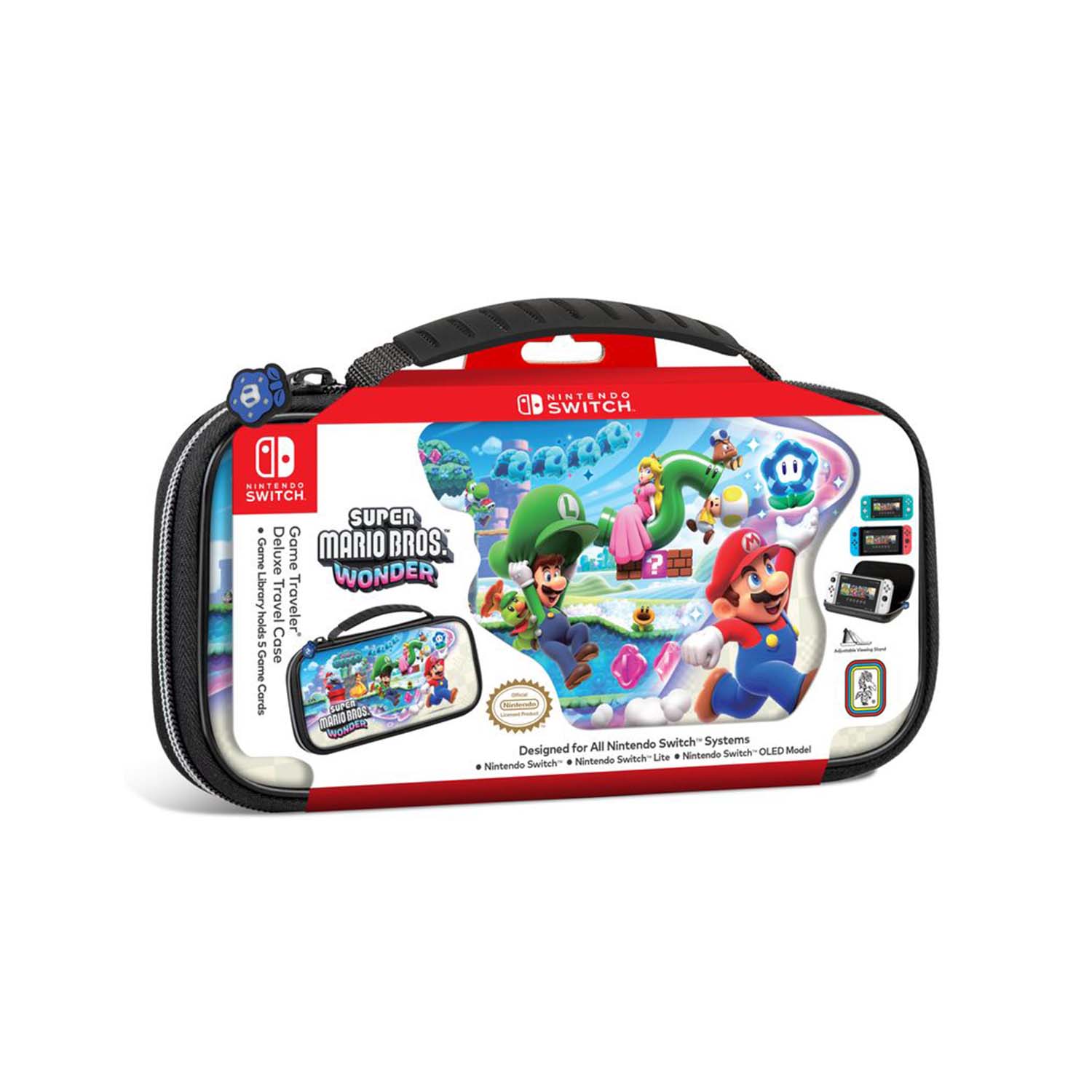 Estuche Game Traveler Deluxe Travel Case Nintendo Switch Super Mario Bros Wonder