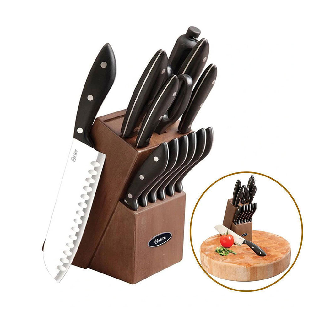 Juego de Cuchillos Oster Huxfor Acero 14P Block