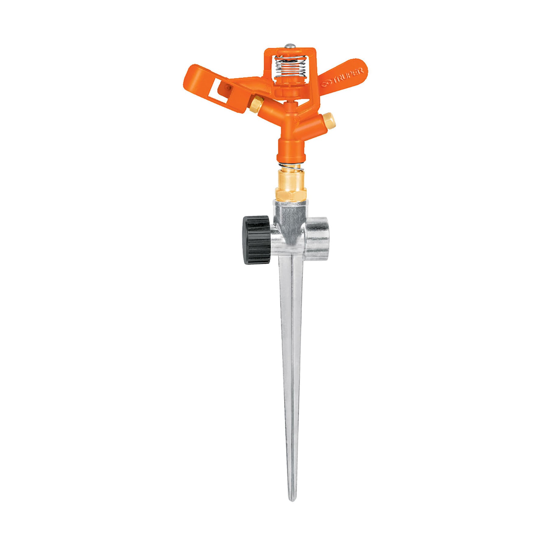 Aspersor Metálico 2 vías Estaca Metálica 11" Truper 10330