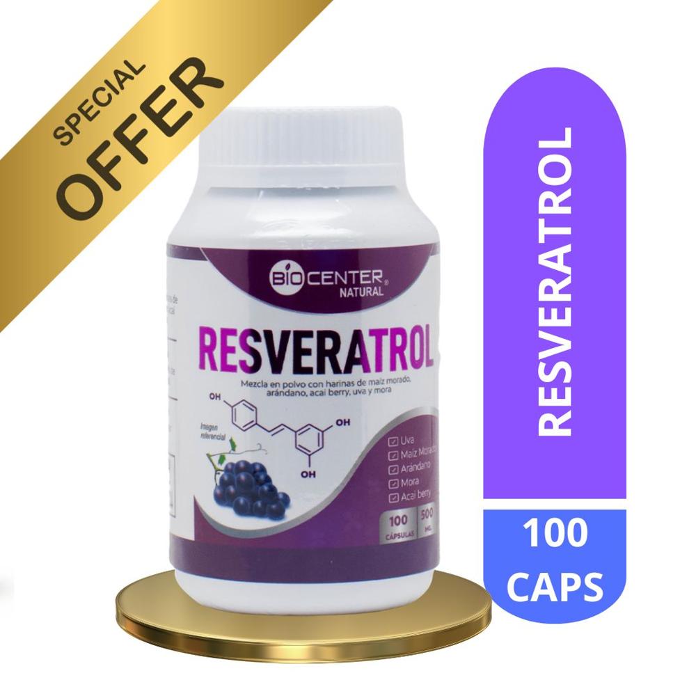 Resveratrol Biocenter 100 cápsulas