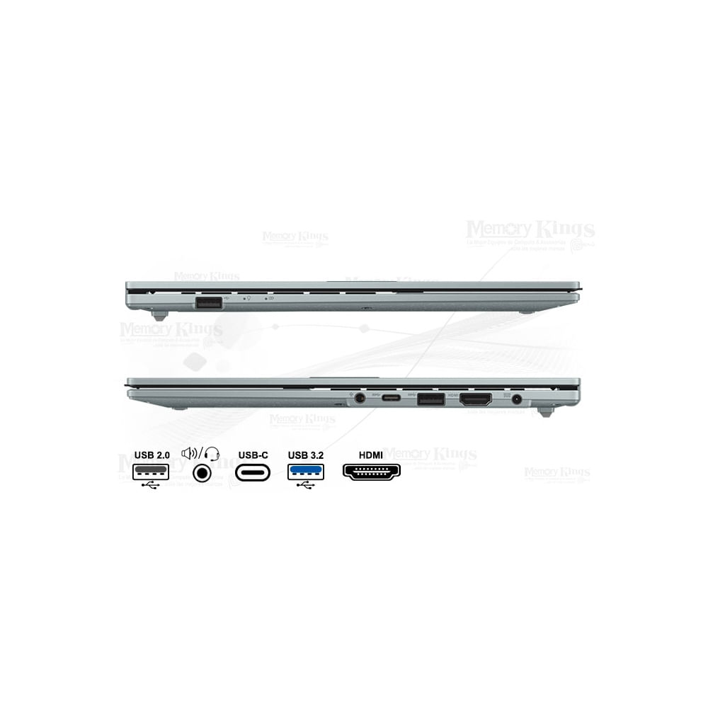 Portátil ASUS Vivobook Go 15 - Ryzen 5, 16GB RAM, 512GB SSD, 15.6"", AMD Radeon 610M, Plata