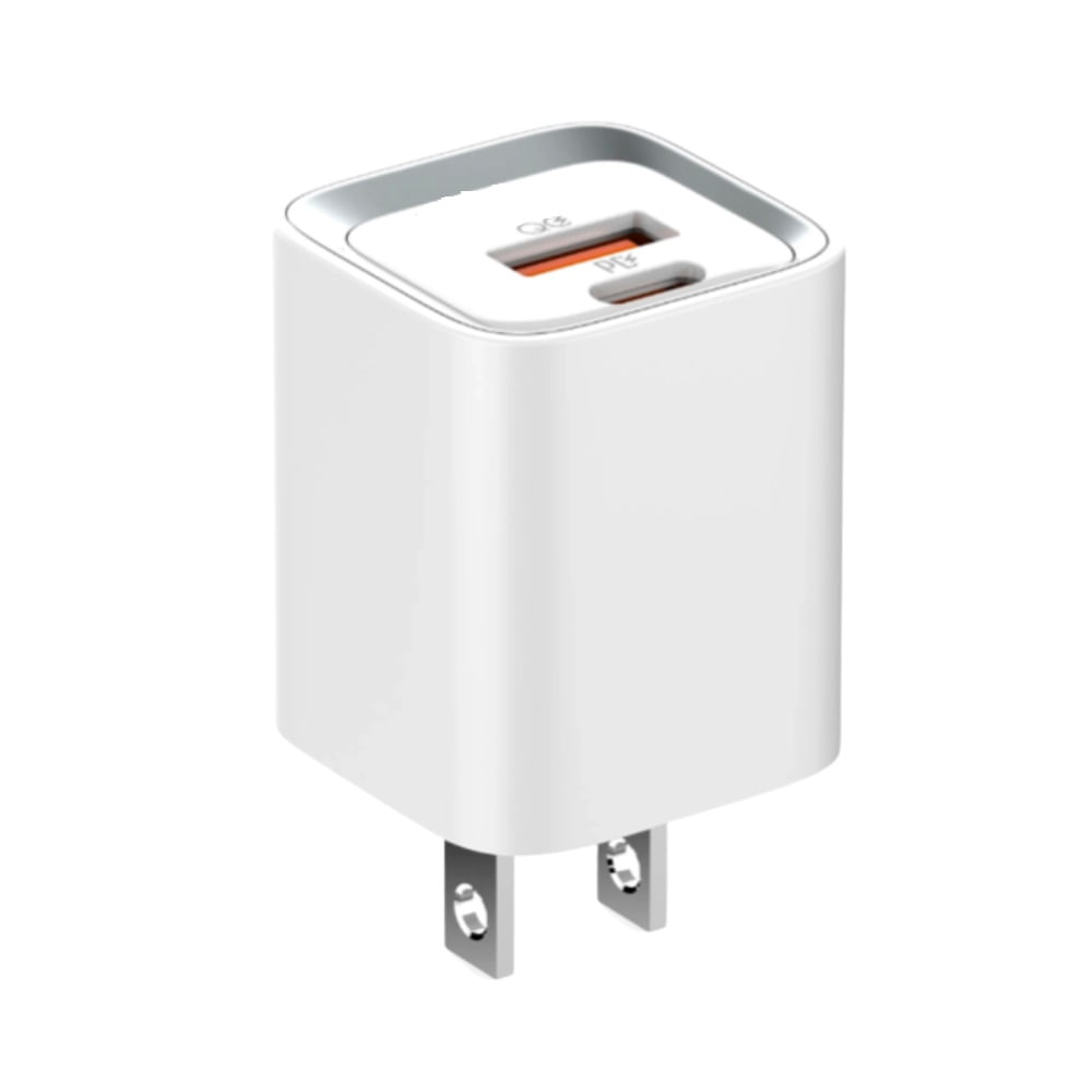 Cubo Cargador de Doble entrada USB QC3.0 y Tipo C PD 30W Ldnio A2317