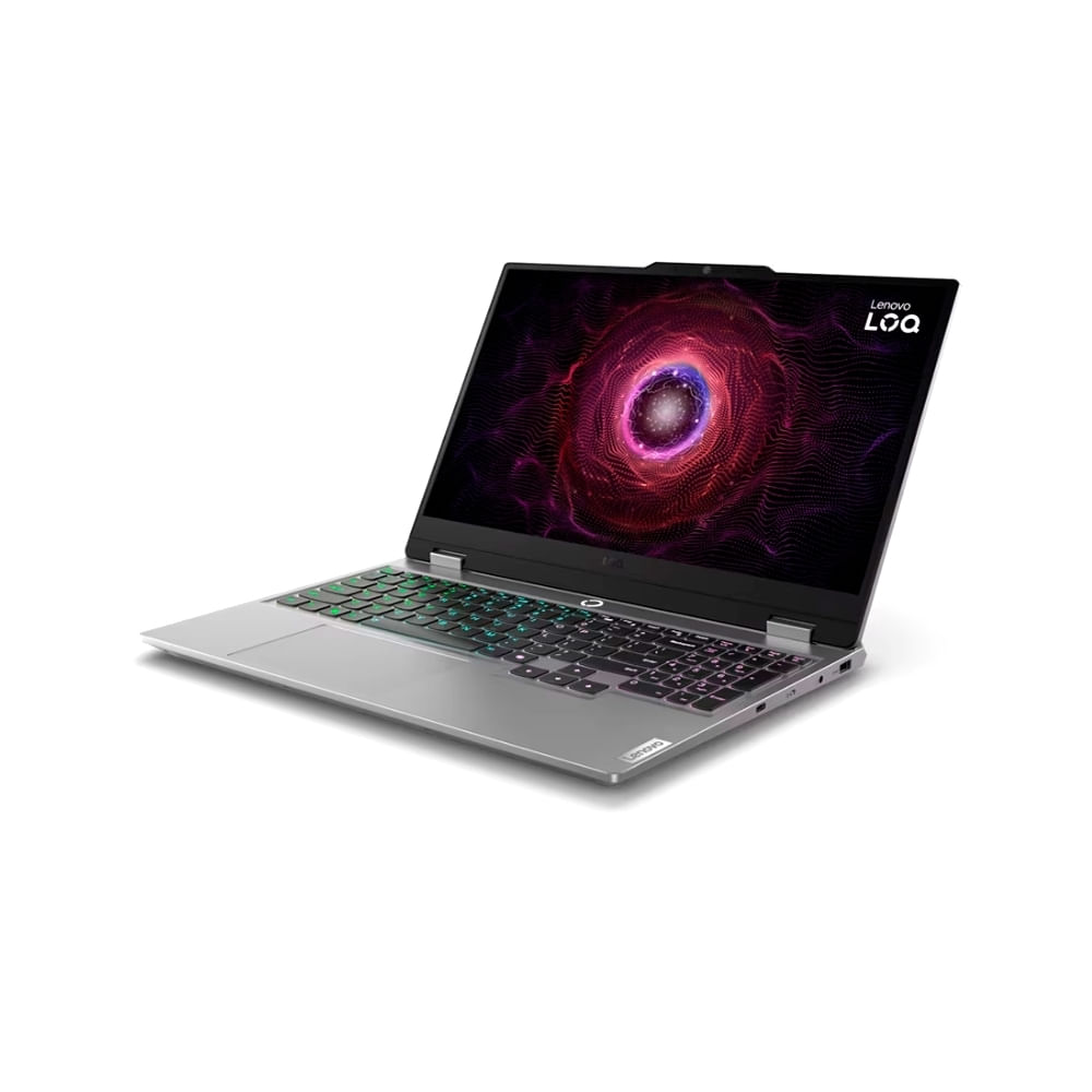 Laptop Lenovo LOQ 15.6"" Full HD, AMD Ryzen 7, 24GB RAM, 512GB SSD, NVIDIA RTX 4050 - Luna Gray