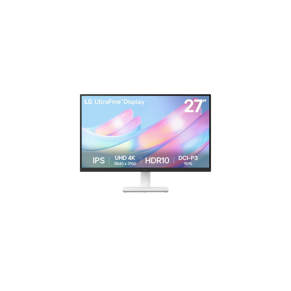Monitor LG 27"" UHD 4K IPS con conectividad HDMI y DP - Ideal para gaming y diseño profesional