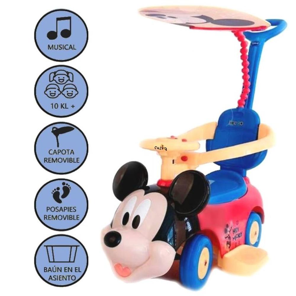 Correpasillos guiador Mickey con Sombrilla 2 en 1 Disney Blue Correpasillos guiador Mickey con Sombrilla 2 en 1 Disney Blue