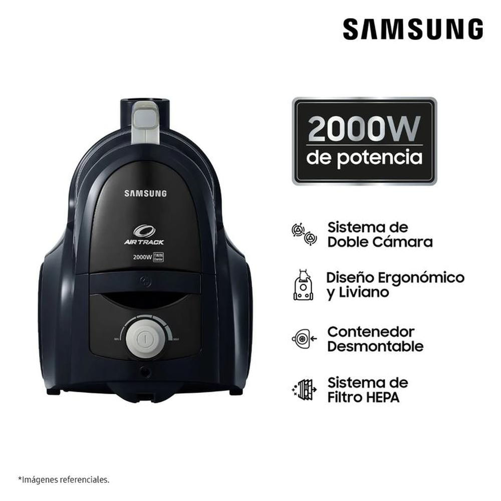Aspiradora Samsung Ciclónica Con 2000 W Negra VCC4580V3K