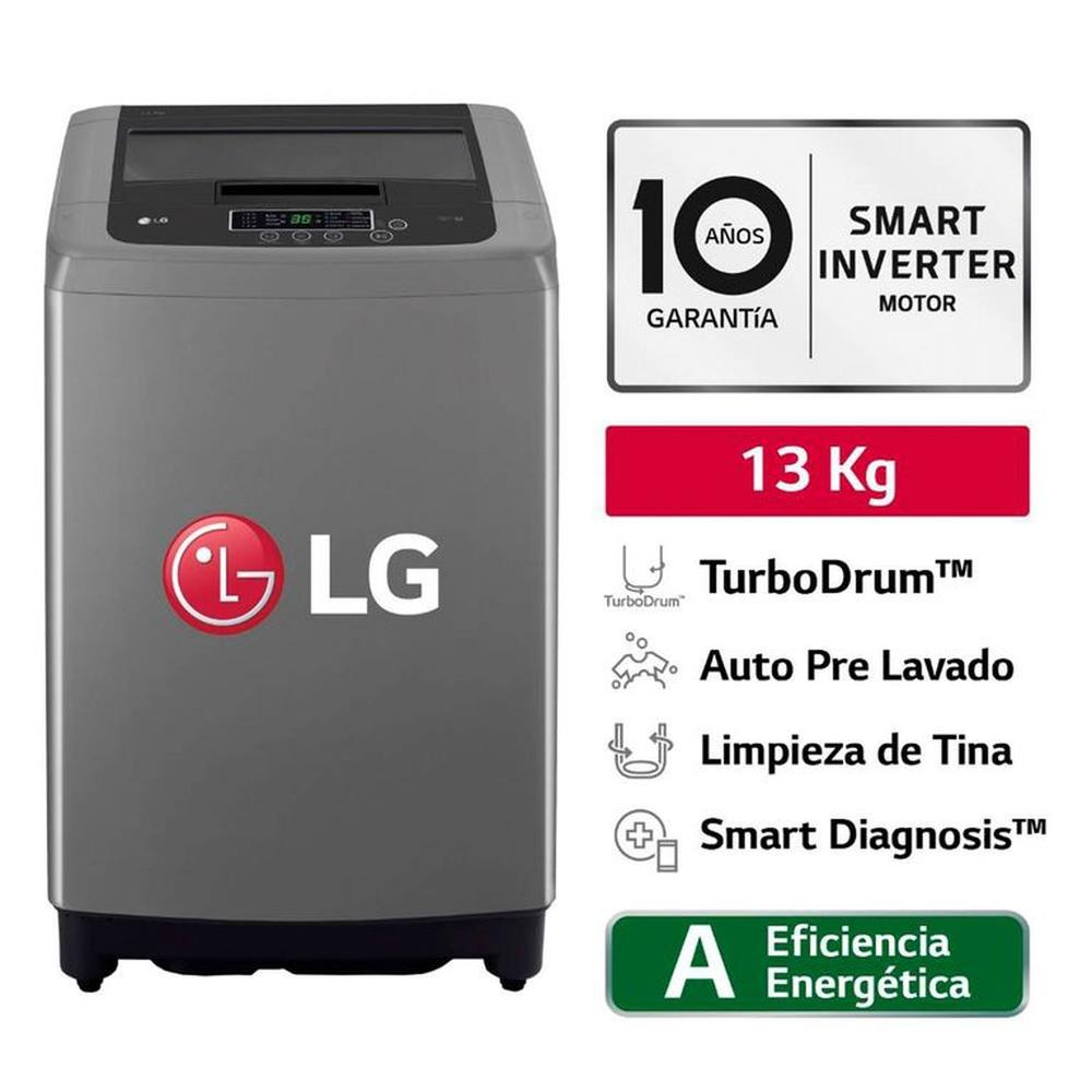 Lavadora WT13BPBK 13kg Smart Motion Carga Superior Negro Claro LG Lavadora WT13BPBK 13kg Smart Motion Carga Superior Negro Claro LG